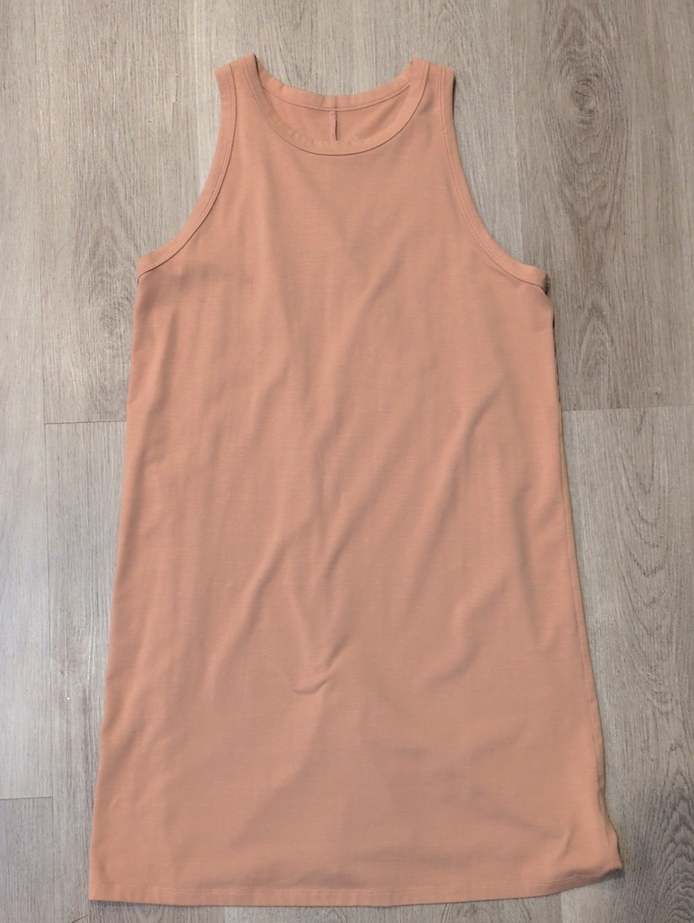 Peach/Tan Tank Dress